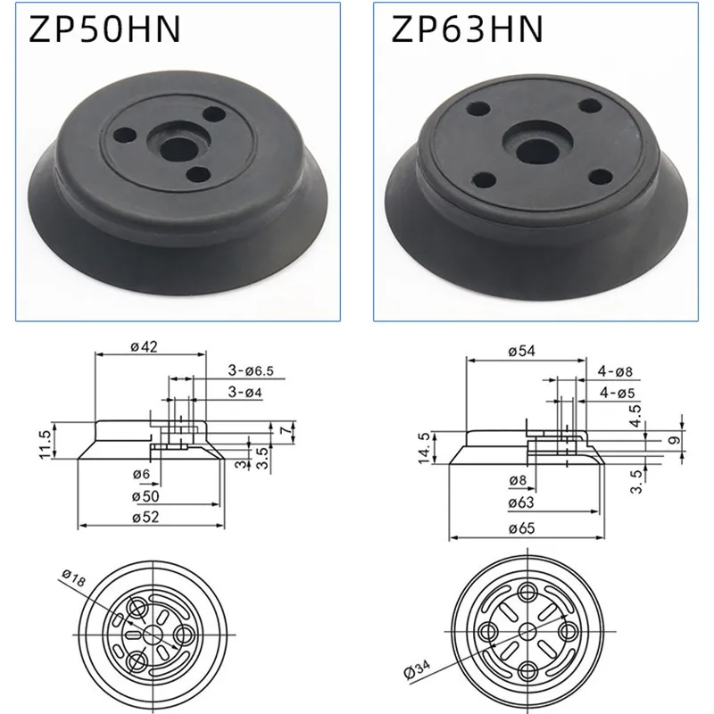 SMC-ZP32/40/50/63/80/100/125HN HS стакан на присоске вакуумные механические присоски Стекло