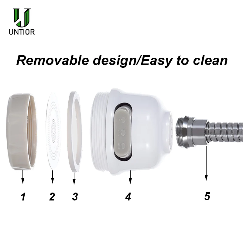 Удлинитель для смесителя UNTIOR насадка на поворотный кран высокого давления 360