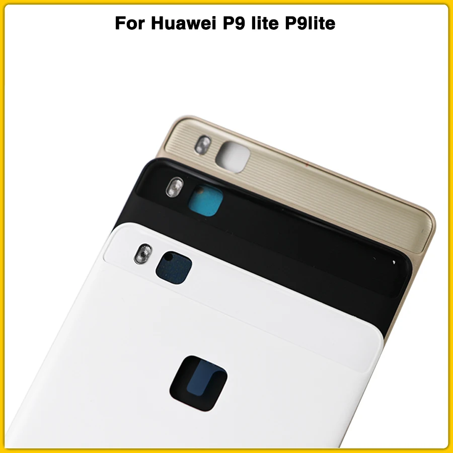 P9 lite задний Чехол для huawei P9 lite P9lite батарея задняя крышка двери запасные части с жестким пластиком