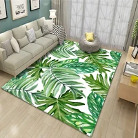 3d tropical leaf kitchen mat carpet modern living room rug bedroom floor area rug non slip indoor entrance doormat bathroom mat