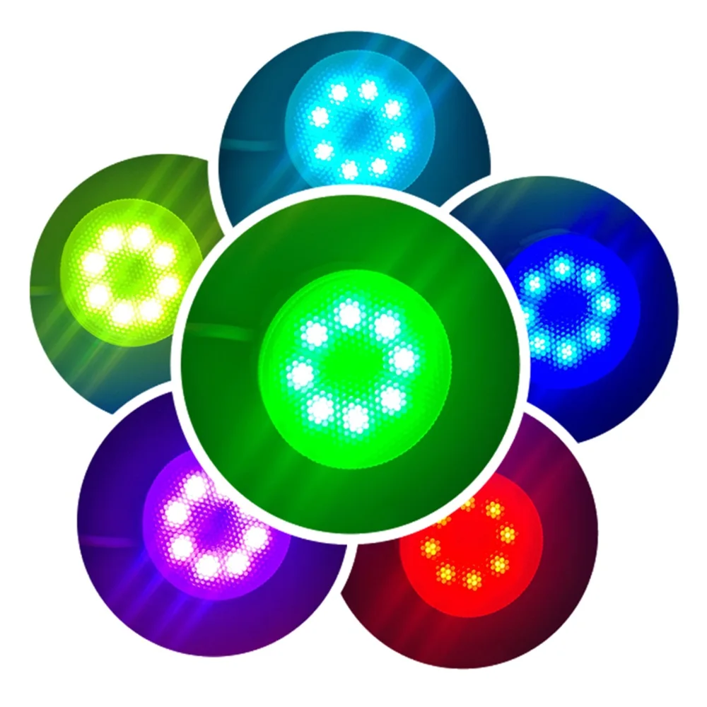 Светодиодная лампа 9 Вт 220 В переменного тока RGB + белый GX53 светильник для