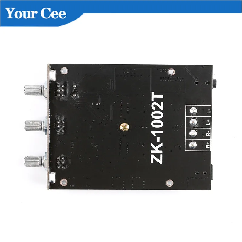 Модуль усилителя мощности звука 100W * 2 Bass Регулируемый BLE 5 0 Dual Channel