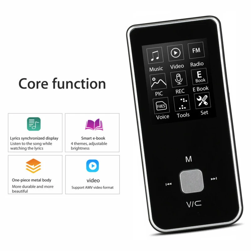 Новый портативный MP3-плеер для IPod 1 8-дюймовый ЖК-дисплей MP4 FM-радио цветной |