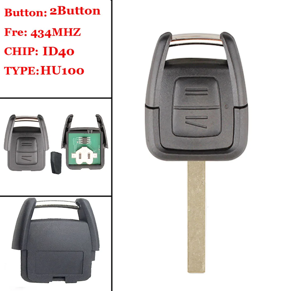 XNRKEY 2-кнопочный дистанционный ключ для OPEL/VAUXHALL автомобильный Vectra Zafira Omega Astra CE0682 433