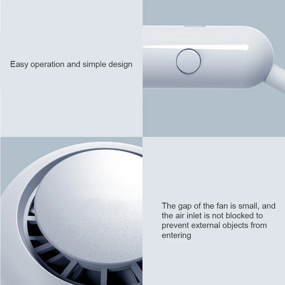 Летний кулер портативный вентилятор ручной USB перезаряжаемый Мини Складной для