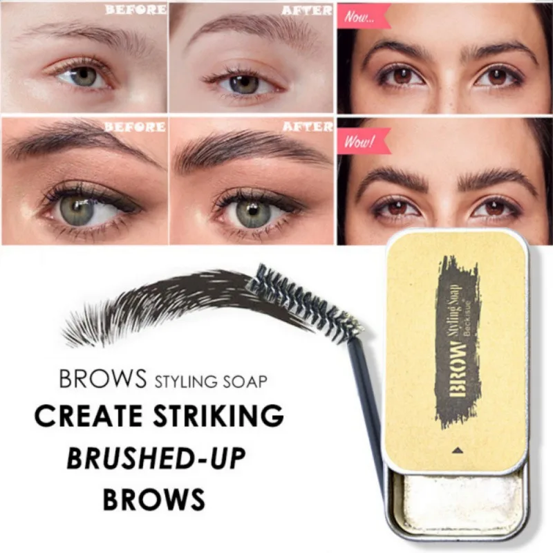 Воск для повторного роста ресниц Wild Eyebrow Shaping Soap стойкий водонепроницаемый гель