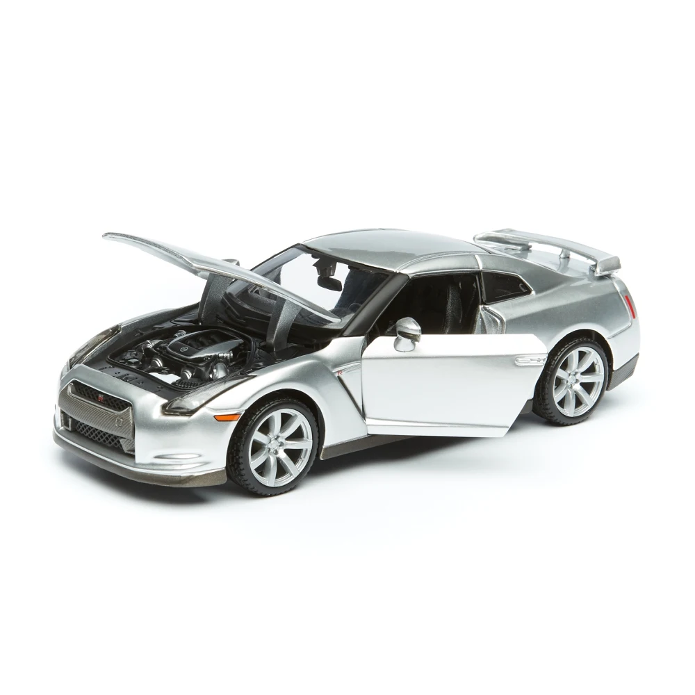 Машинка Maisto Nissan GT-R (R35) 2009г 1:24 серая | Игрушки и хобби