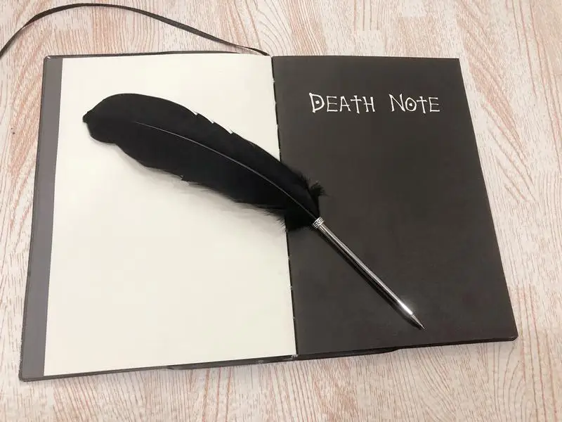 

2021 Death Note Planner Anime Diary Cartoon Book Lovely Fashion Notebook Theme Cosplay Large Dead Note Writing Journal Notebook