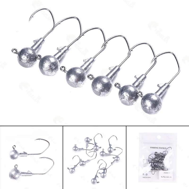 

Набор рыболовных крючков тонущий рыболовный крючок с бородкой, практичные рыболовные аксессуары для соленой и пресноводной воды LDF668