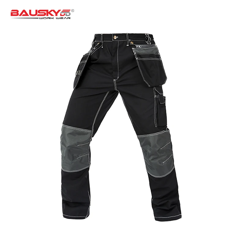 Autumn/Winter Bauskydd B128 Men's Working Pants With Multi-tool Pockets Work trousers Free Shipping | Безопасность и защита