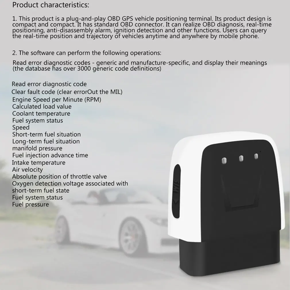 V20 OBD GSM GPS трекер OBD2 Диагностика автомобиля 2 в 1 для iOS/Android локатор ODB2 сканер PK ELM