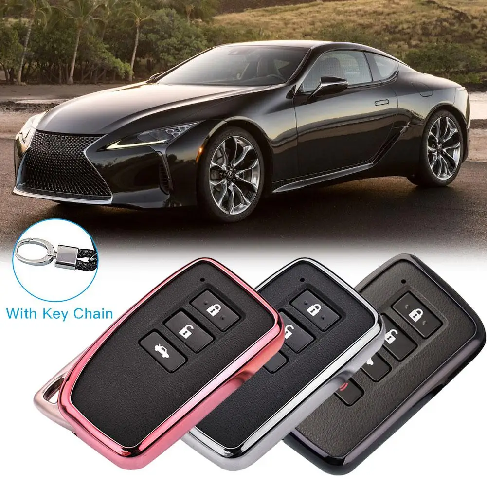 Мягкий ТПУ автомобильный чехол для ключей авто стильный ключ защитный брелок Lexus