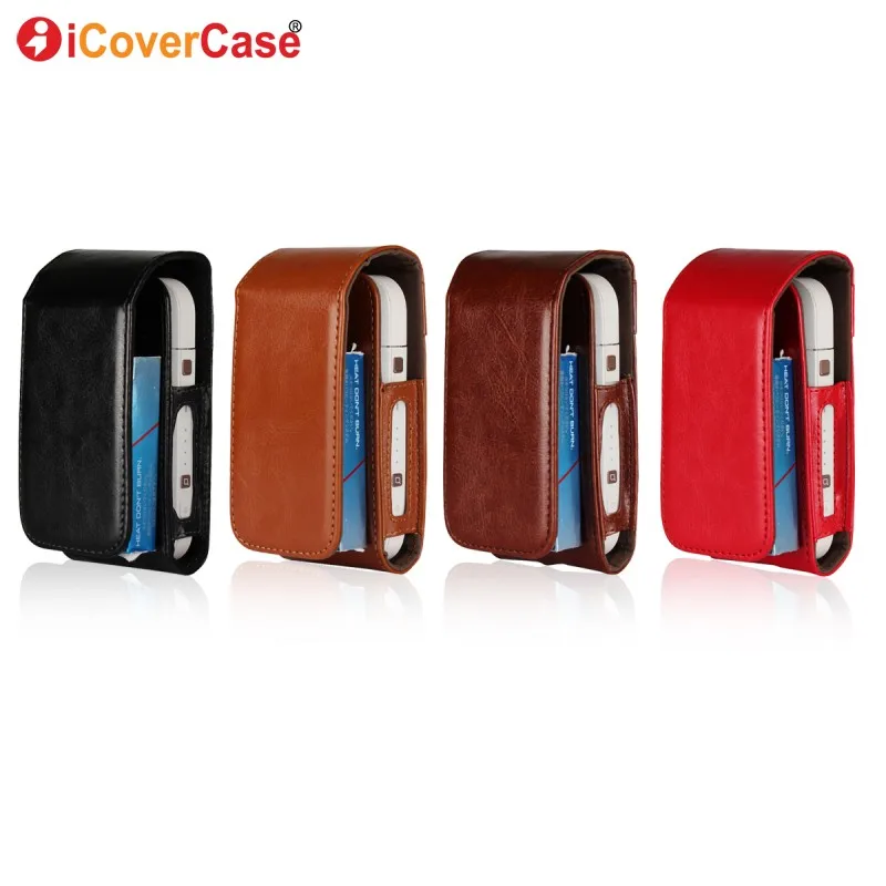 Кожаный чехол-держатель для электронных сигарет iQOS чехлы аксессуары | Мобильные