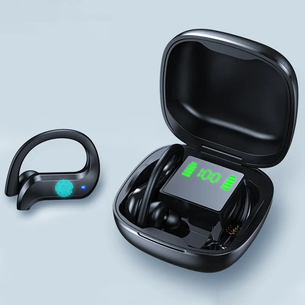 Беспроводные сенсорные наушники MD03 TWS Bluetooth 5 0 с цифровым дисплеем зарядным