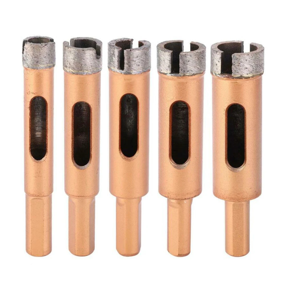

1Pc Diamond Coated Drill Bit Hole Cutter Saw For Glass Marble Tile Granite Ceramic Tile Wood Hole Opener Cutter 12/14/16/18/20mm