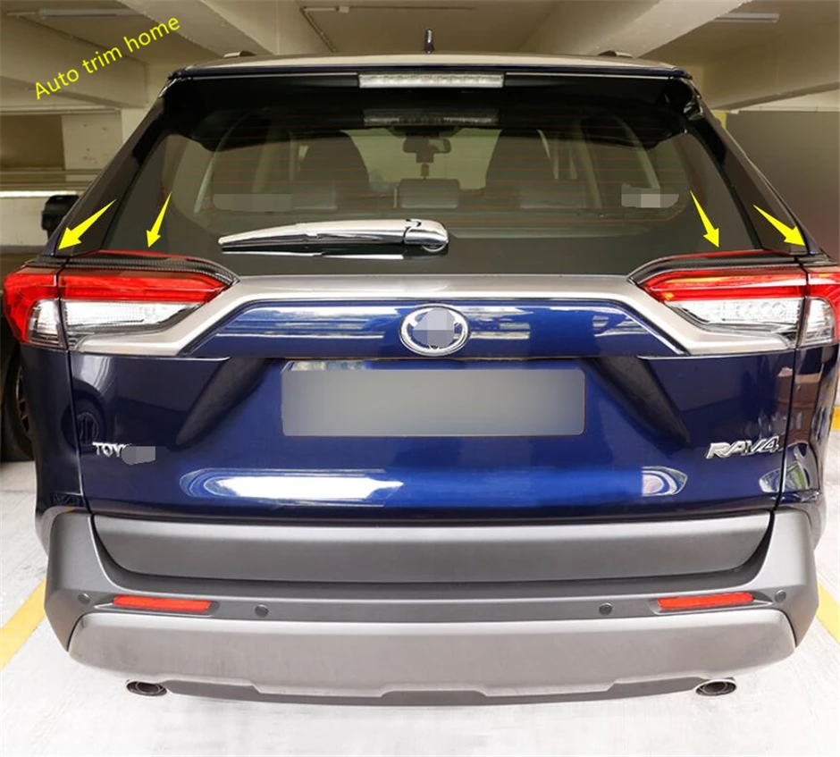 Задние фонари для задней двери лампа полоса век бровей накладка подходит TOYOTA RAV4