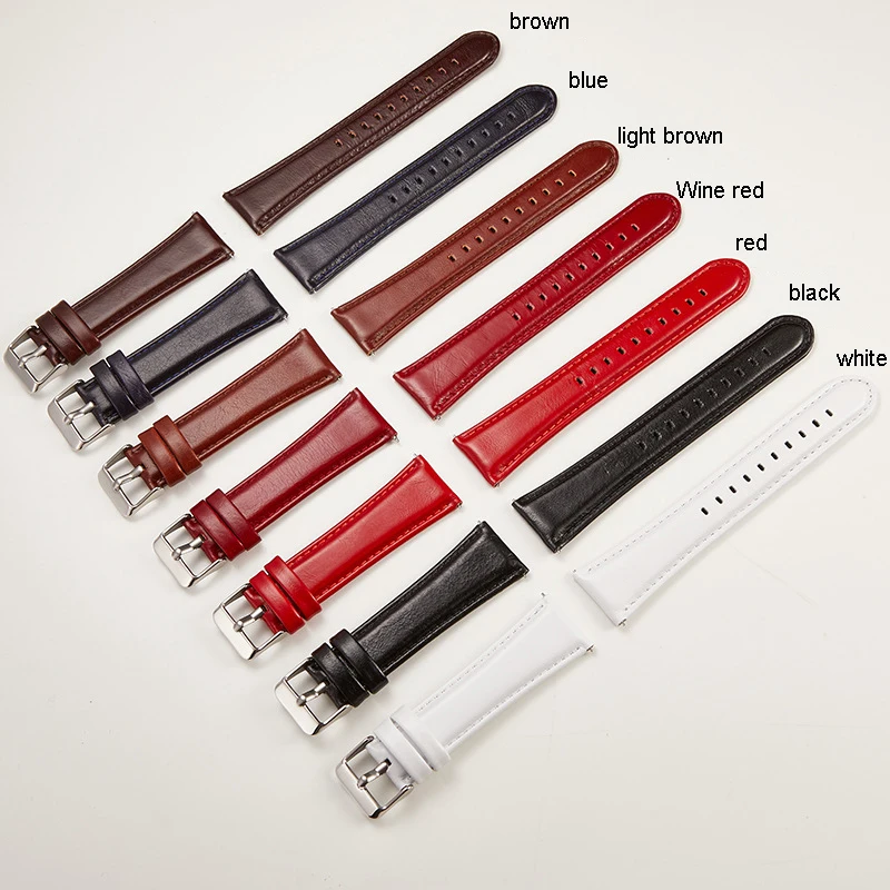 Ремешок ручной работы из натуральной воловьей кожи для смарт часов