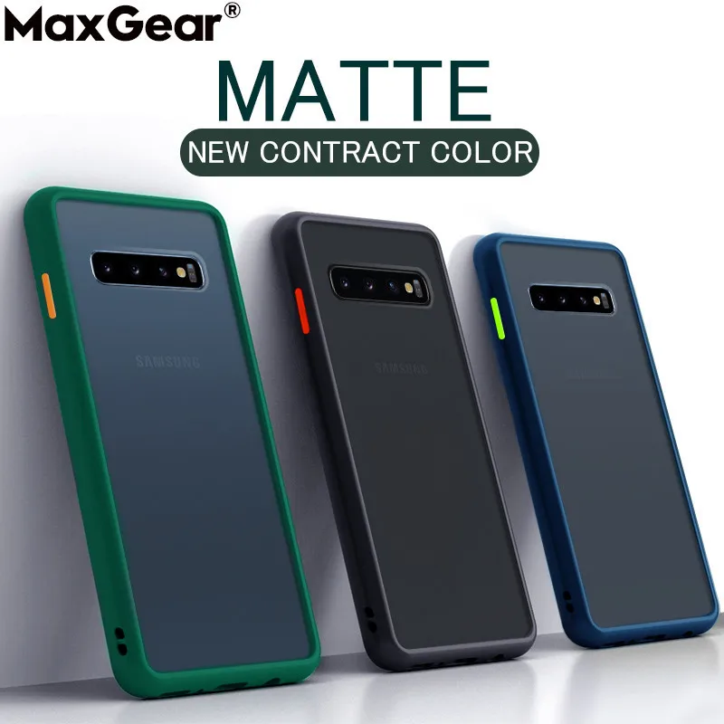 Матовая Antichoc Тонкий чехол для Samsung Galaxy A70 A10 A50 2019 S8 S9 S10 Plus Note 10 8 9 A30 S A20 A40 S10E