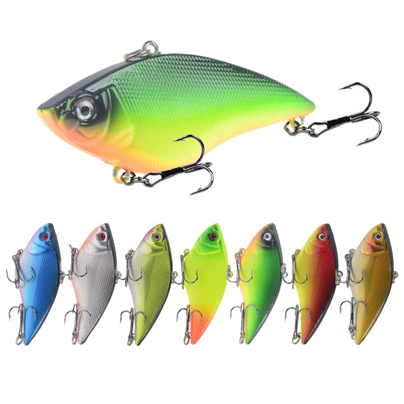 1 шт. пластмассовая Вибрирующая Рыболовная Приманка 7 см 16 г твердая воблер