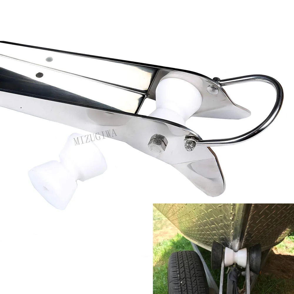 Белый ацетальный ролик MIZUGIWA для морского якоря 3x1/2 дюйма | Спорт и развлечения