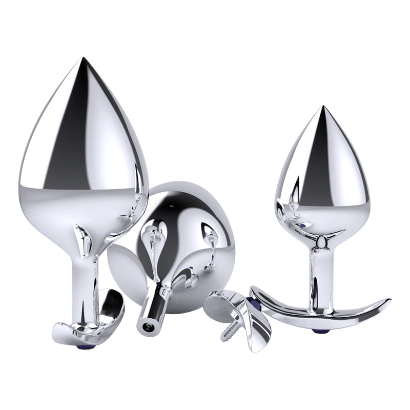 Metal Butt Plug Anal Sex Toy Stainless Steel Prostate Masssager Erotic Male Masturbation Toy| |