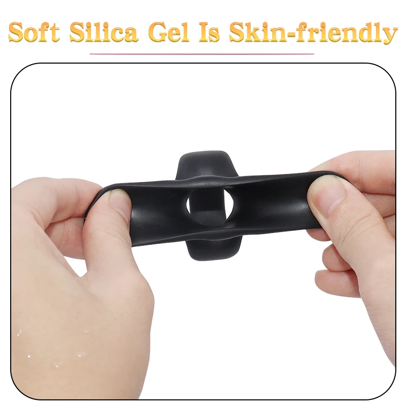 Силиконовый бандаж для пениса Растяжитель Мужской мастурбатор кольцо Jj