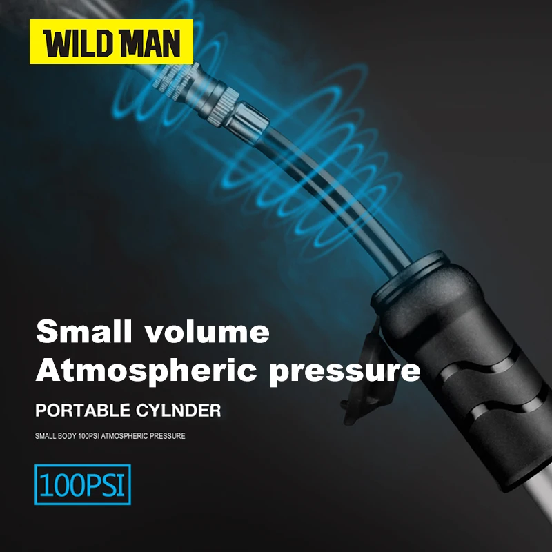 Велосипедный мини-насос WILD MAN ручной насос из алюминиевого сплава для