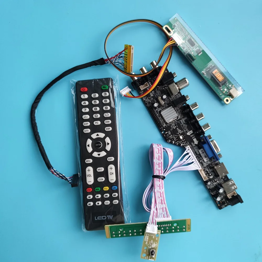 

Kit LTN170WX-L08 Panel Controller board remote 1440X900 1 CCFL LCD Digital HDMI-compatible TV VGA USB AV 30pin DVB-C DVB-T 17"