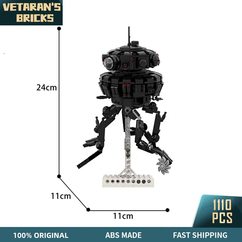 

MOC Star Imperial Wars Robot Probe Detect Scouts Droid Warrior Combat Ant Octopus Spider Toy for Kids Children Christmas Gifts