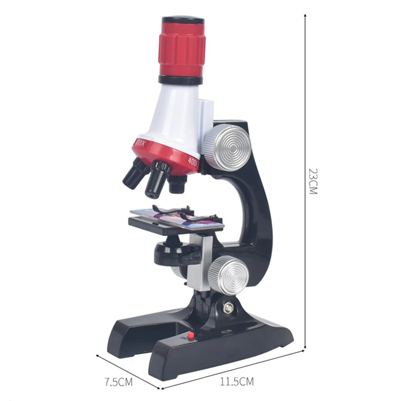 

High Tech Children's Early Education Toys Simulation Biology Science Pupils Experimental Equipment HD 1200 Times Microscope Toy