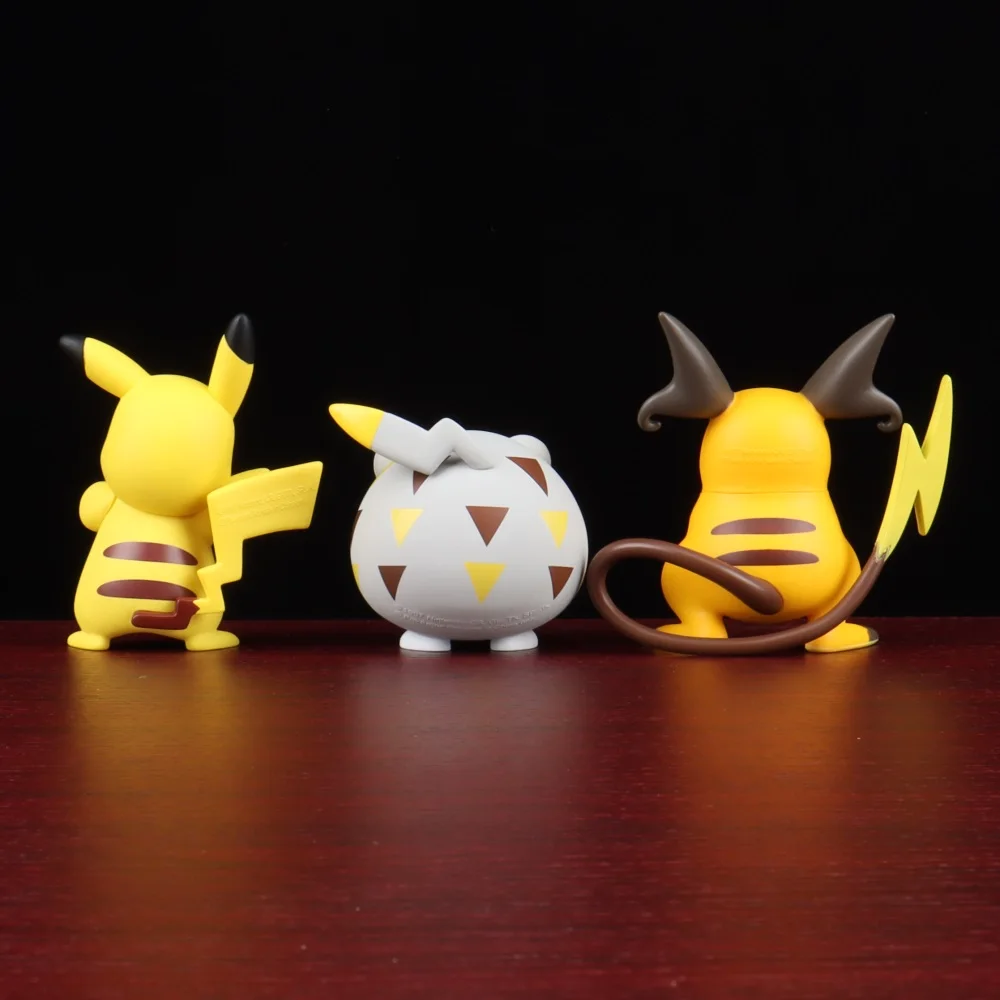 Оригинальный Покемон дополнительные модели Pikachu Raichu Pichu Eevee Bulbasaur Snorlax Komala
