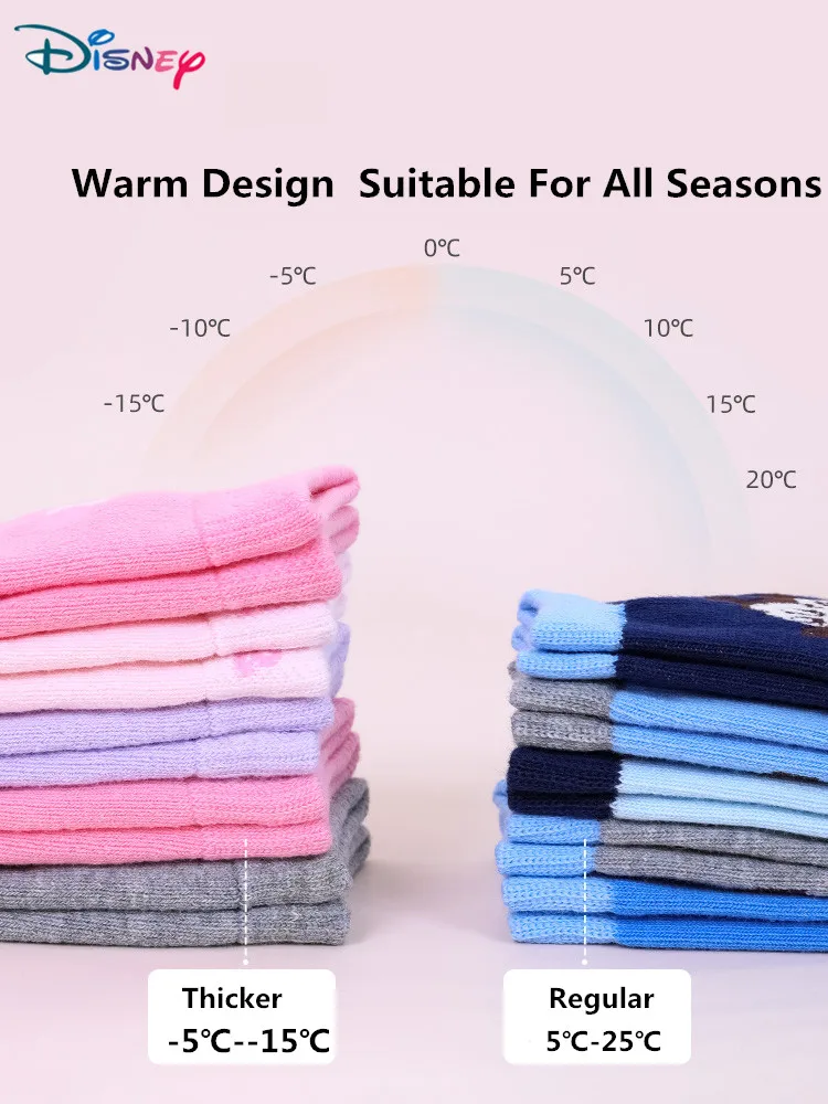 Детские хлопковые сетчатые носки Disney тонкие дышащие с мультяшным Микки и Минни