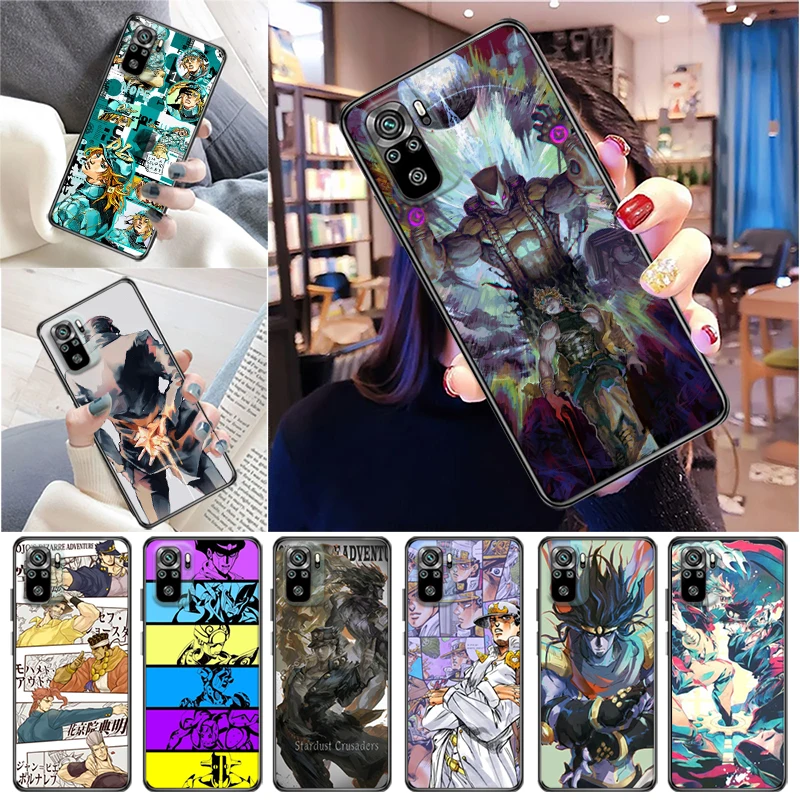 

JoJo's Bizarre Adventure Series Character Phone Case For Xiaomi Redmi Note 10 10T 10S Pro MAX 4G 5G Redmi 10X Pro Funda