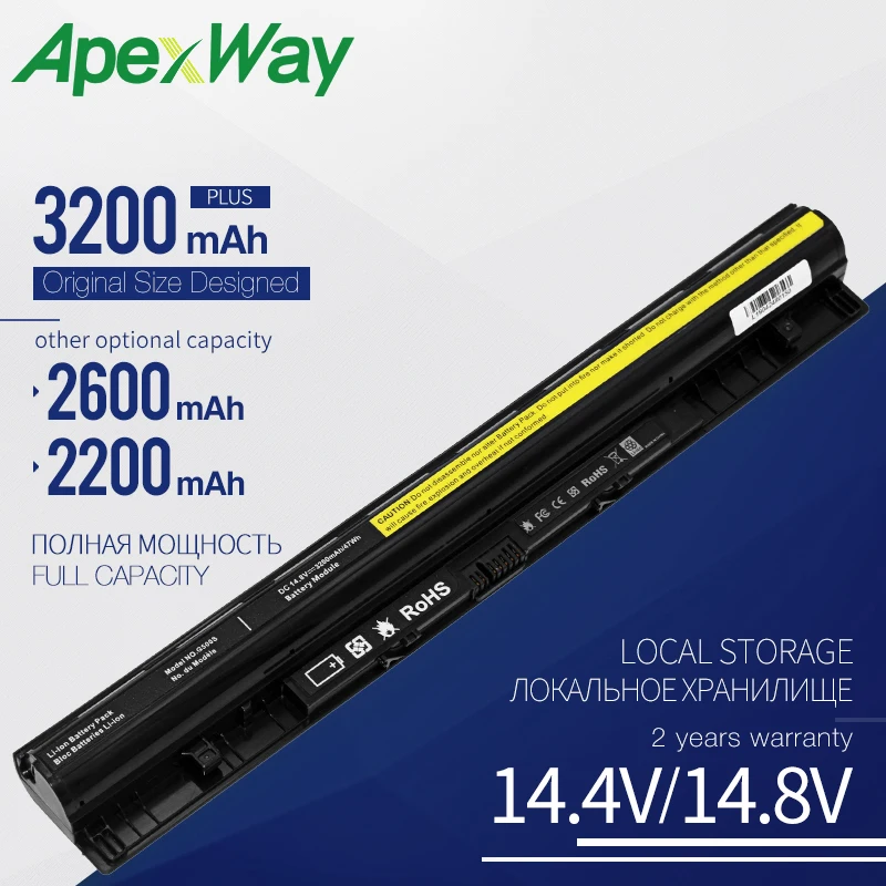 4 ячейки ноутбук Батарея для lenovo G400s G405s G410s G505s G510s S410p S510p Z710 L12L4A02 L12L4E01 L12M4A02 L12M4E01 L12S4A02