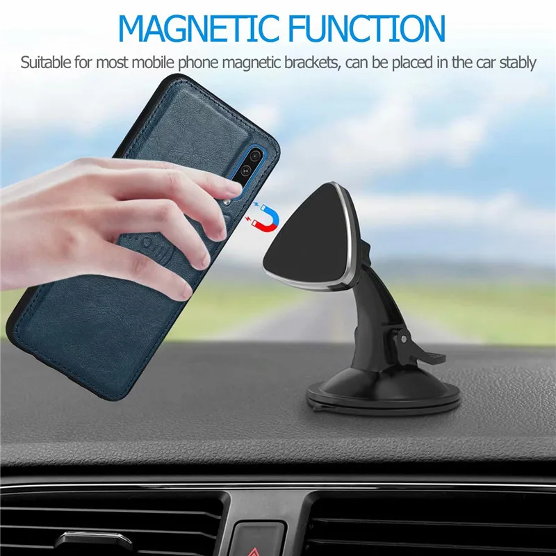 luxury flip leather wallet case for samsung galaxy s8 s9 s10 e note 8 9 10 plus a10 a20 a30 a40 a50 s a70 magnetic phone cover free global shipping