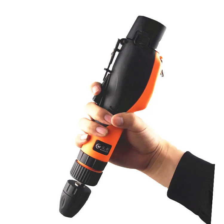 12V Cordless Screwdriver AC DC two way use Drill with Li-ion Battery Cordless Rechargeable Drill 1300mah