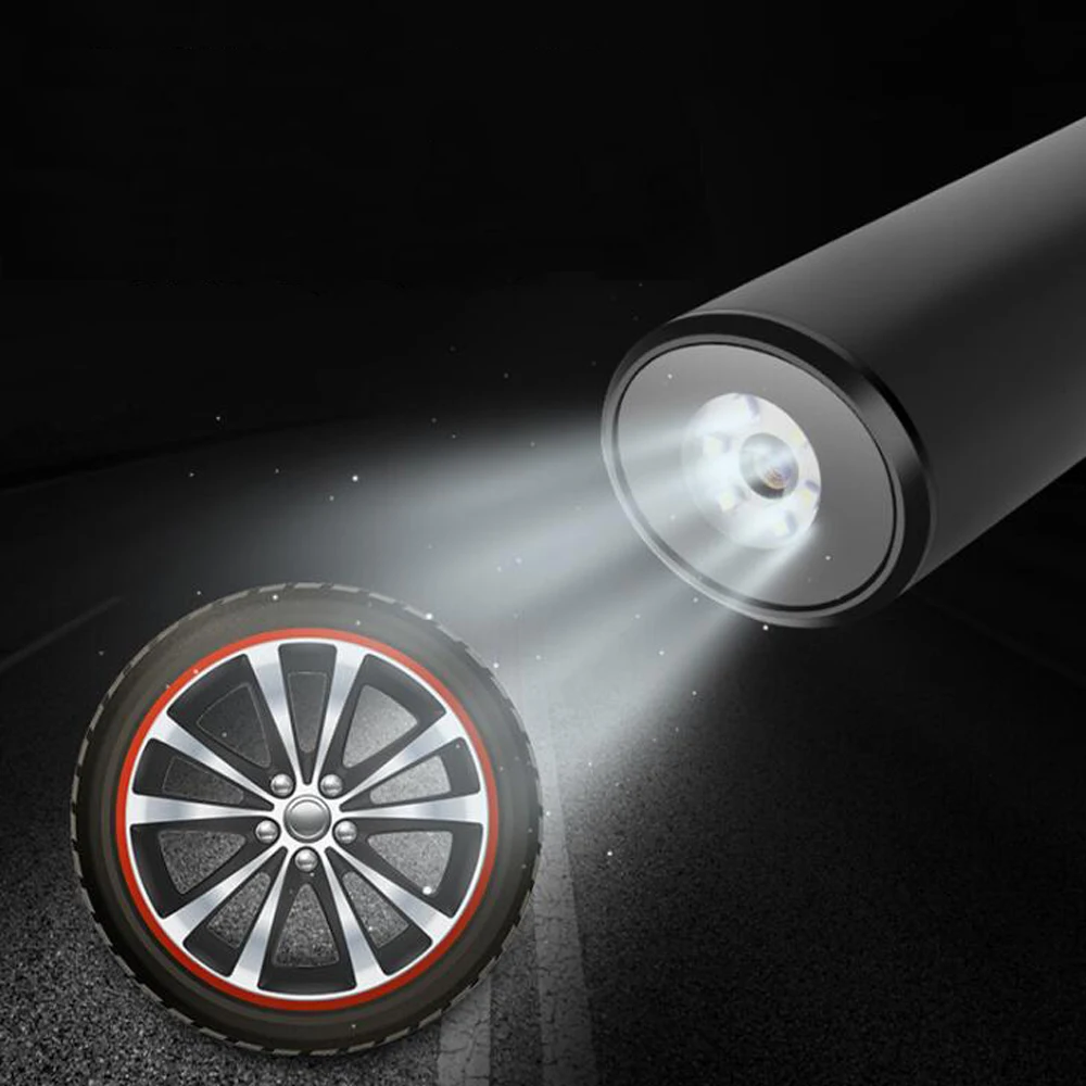 Online Compresor De Bomba De Aire Para Coche Eléctrico, Mini Inflador De Neumáticos Inalámbrico Portátil, Compresor Para Bicicleta Y Motocicleta, 12V, 150PSI