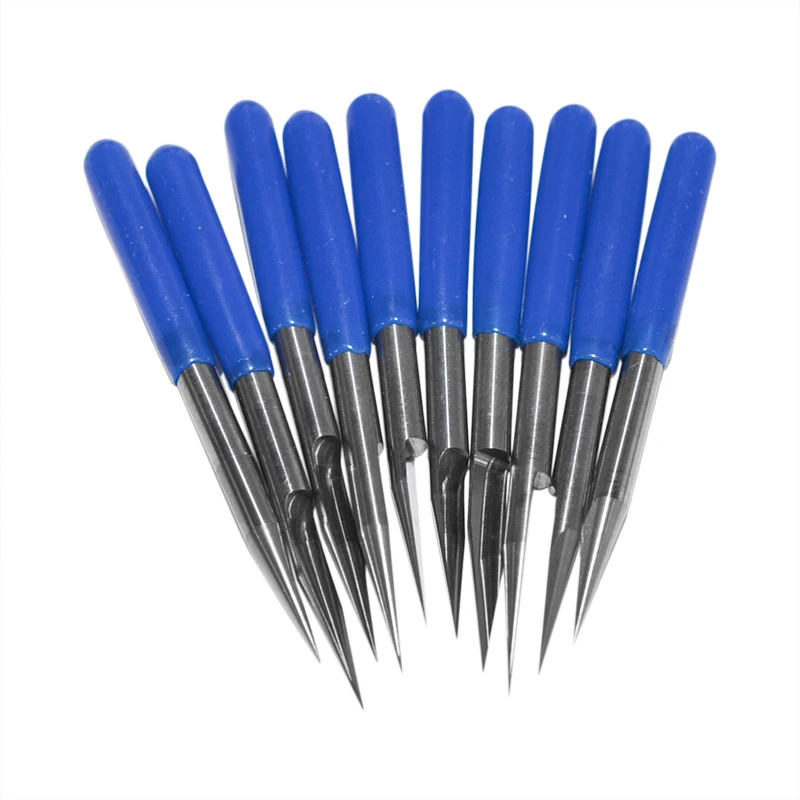 10 шт./компл. 33 мм карбидные печатные платы гравировальные Биты ЧПУ маршрутизатор