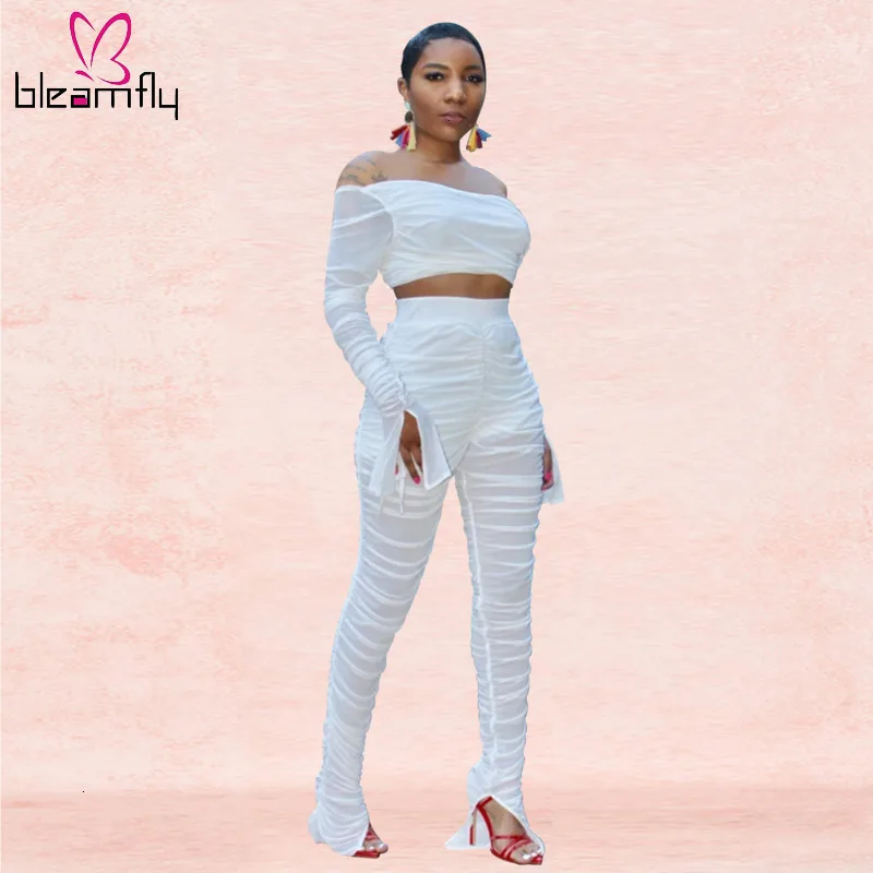 Сексуальный сетчатый прозрачный неоновый комплект из двух предметов с открытыми