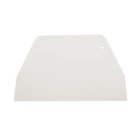 Плоский белый пластиковый скребок для украшения торта, 19 см x 12,5 см