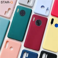mate 30 pro candy color silicone phone case for huawei mate 20 lite pro soft matte tpu back cover mate 10 lite mate 9 pro case