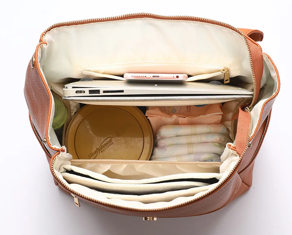 Детский рюкзак для подгузников с пеленальным ковриком и ремнями коляски |