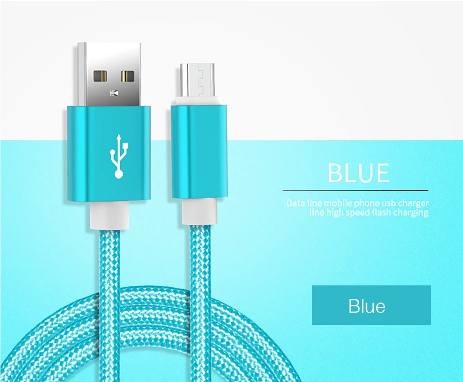 3а USB кабель 3 м Быстрая зарядка нейлон USB синхронизация данных мобильный телефон Android адаптер зарядное устройство кабель для samsung xiaomi redmiCable