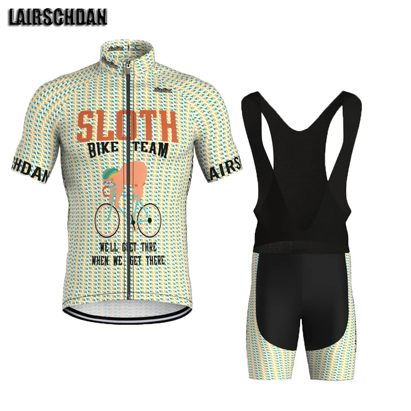 

LairschDan Summer Mtb Jersey Cycling Clothes Tops Bike Bib Shorts Riding Suit Traje Ciclismo Hombre 2021 Men Riding Clothing Kit