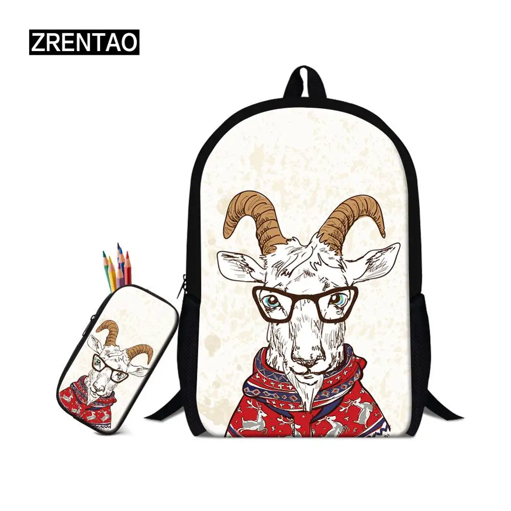 Милые Мультяшные рождественские подарки набор школьных сумок для маленьких