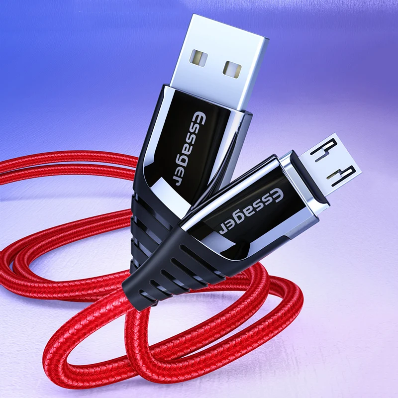 Essager Магнитный Зарядное устройство Micro USB кабель провод для быстрого заряда шнур USB микромагнит мобильного телефона Кабели для Iphone для samsung