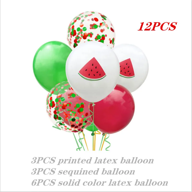 12 дюймов B летние фрукты ананас черешня Арбуз Лимон латексный шар Гавайская тема