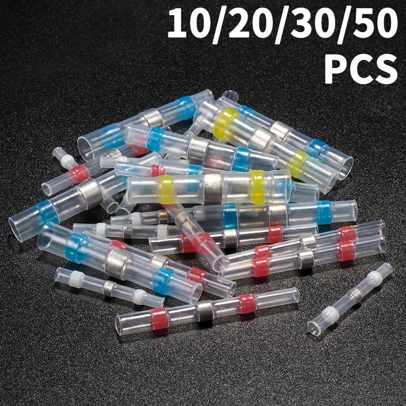 Водонепроницаемый сварочный термоусадочный соединитель для проводов 10/20/30/50 шт. -