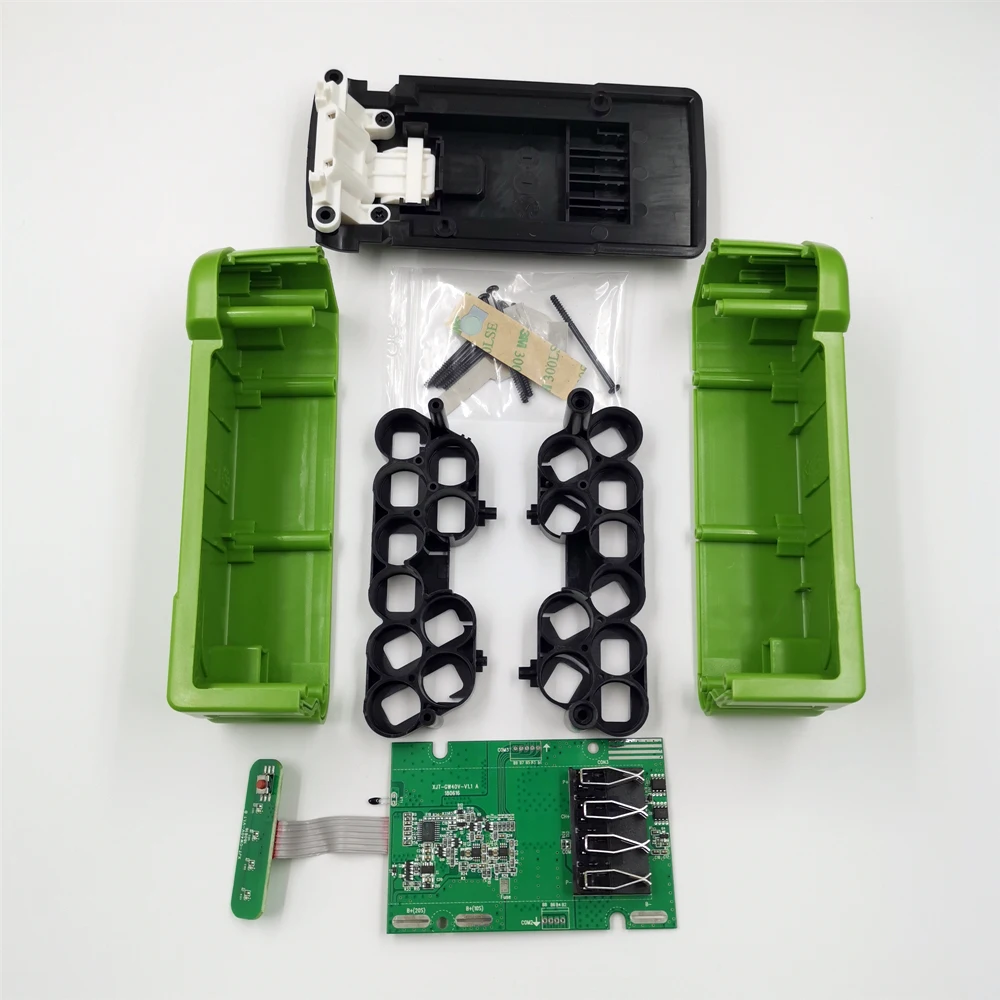 10*18650 version Battery Plastic Case Charging Protection Circuit Board PCB for greenworks 40V Lawn mower cropper grass cutter |