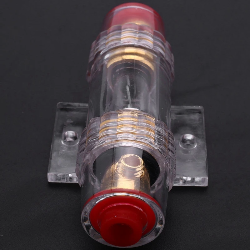 

Car Stereo 8 Gauge AGU Support Fuse Holder and Fuse 60 Amp Audio Cable